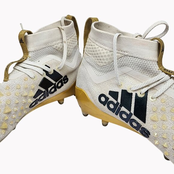Adidas Adizero 8.0 Three Stripe Life Mens Size 13 Football Cleats White main image 13
